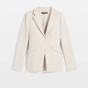White House Black Market Cream Blazer